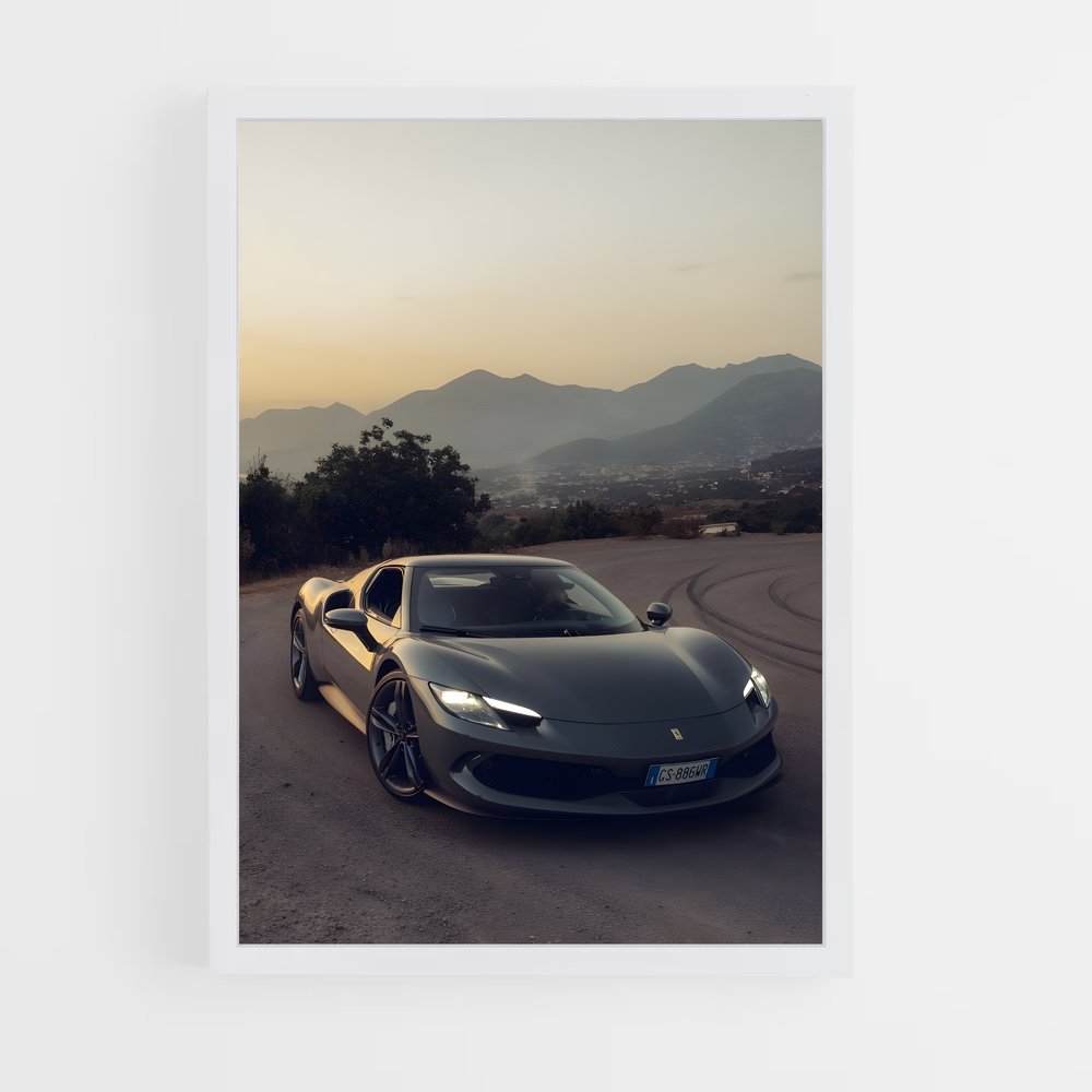 Poster gtb de Élégance – affiche Ferrari (vue 3)